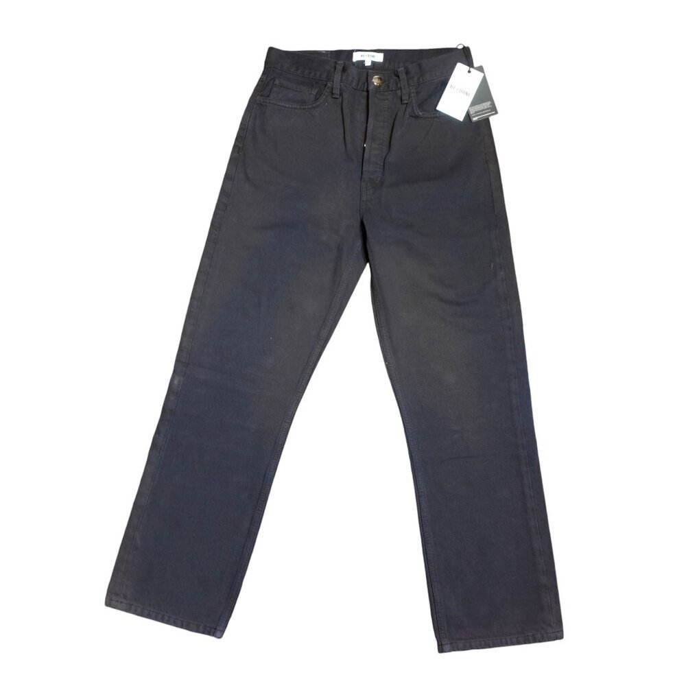 Re/Done 70s Ultra High Stove Pipe Black Size 29 Women's Jeans NWT